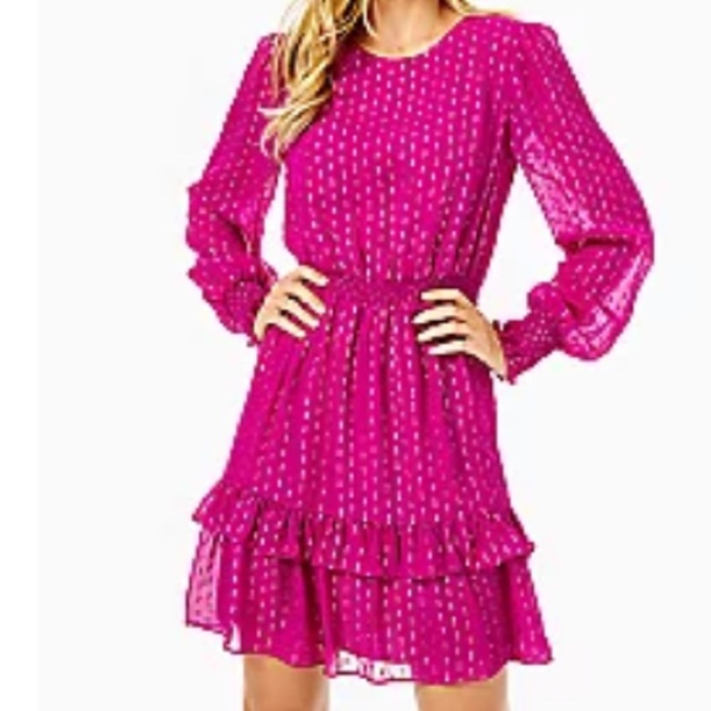 Lilly Pulitzer Dotti Silk Dress sz 6 NWT